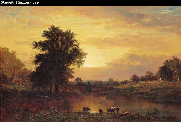 Alfred Thompson Bricher Sunset in the Catskills